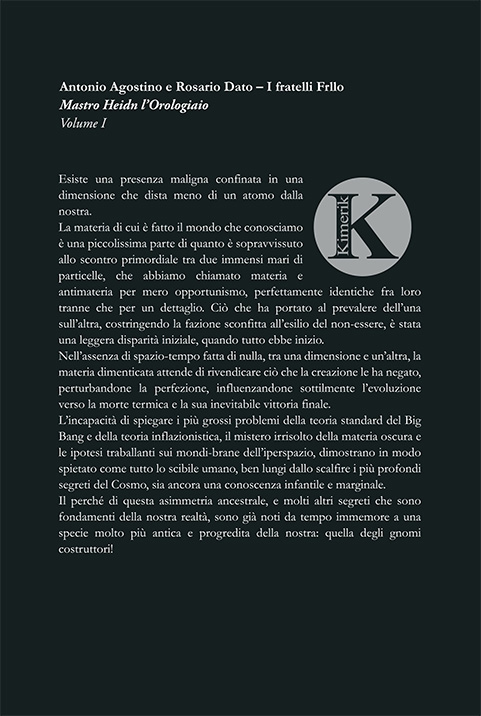Quarta di copertina di Mastro Heidn l'Orologiaio - Vol. 1